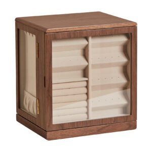 Black Walnut Wooden Jewelry Box