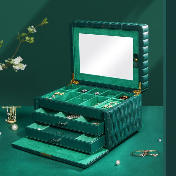 Genuine Leather Jewelry Box - Image 2