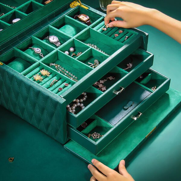 Genuine Leather Jewelry Box - Image 4