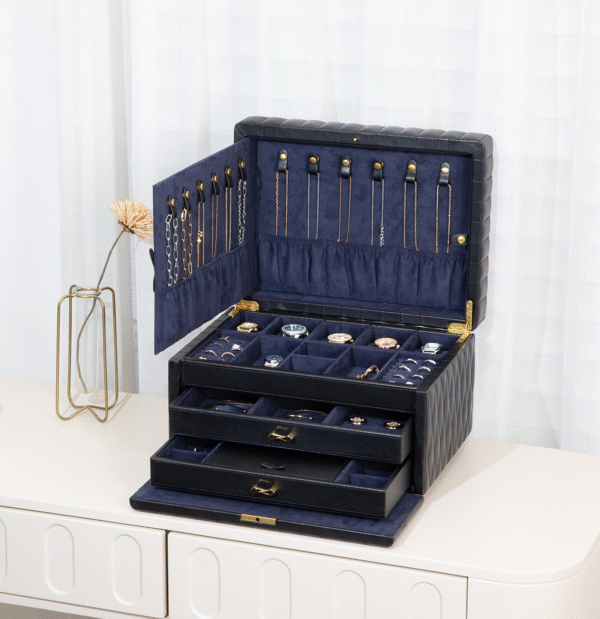 Genuine Leather Jewelry Box - Image 2